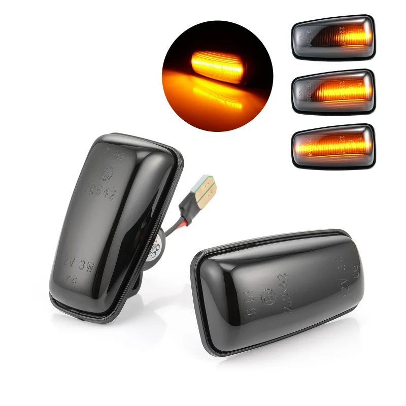 Динамический светодиодный боковой габаритный фонарь сигнала мигалка для Citroen