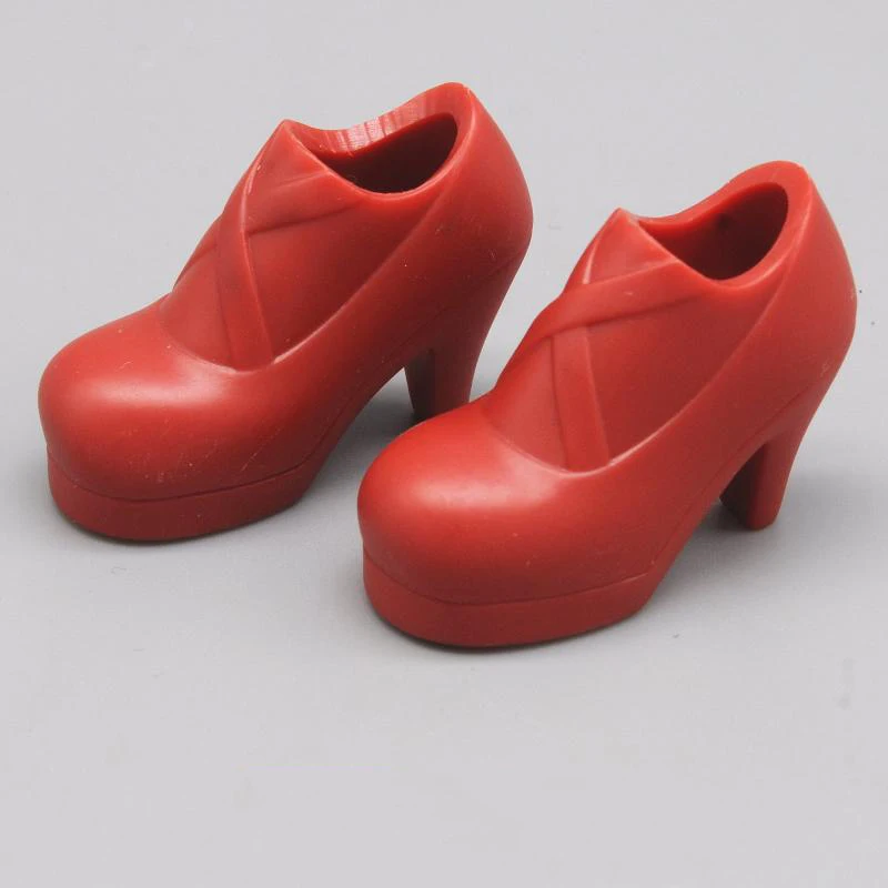 

Scale 1/6th Magical Girl With Red Color Shoes Hollow Boots For Mostly Soldier Doll Action Collectable