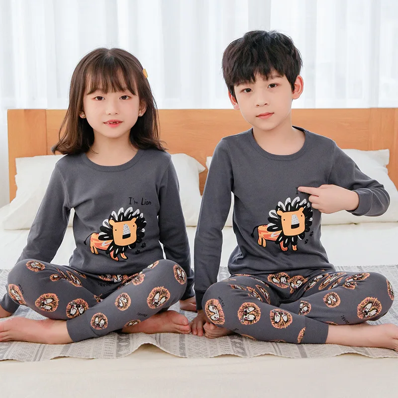 

Children Pajamas Boys Totoro Cotton Clothes Pants Set Cartoon Sleepwear Kids Pajamas For Girls Toddler Baby Outfits Pyjama
