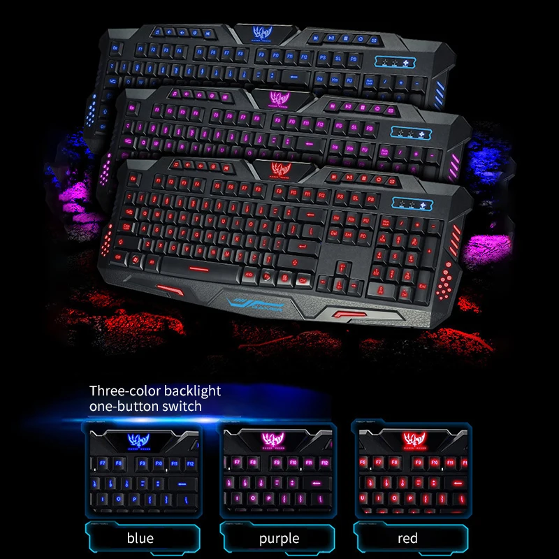 Светодиодная оптическая игровая мышь 5500DPI USB Проводная геймерская компьютерная с