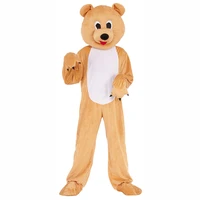 cosplay one piece suit bear mascot costume net red bear cosplay suit person wearing walking plush bear doll