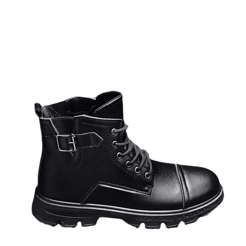

N70 Mens Martin Shoes Autumn and Winter High Help Comfortable Casual Martin Boots British Style Work Boots Wear Motorcycle Boots