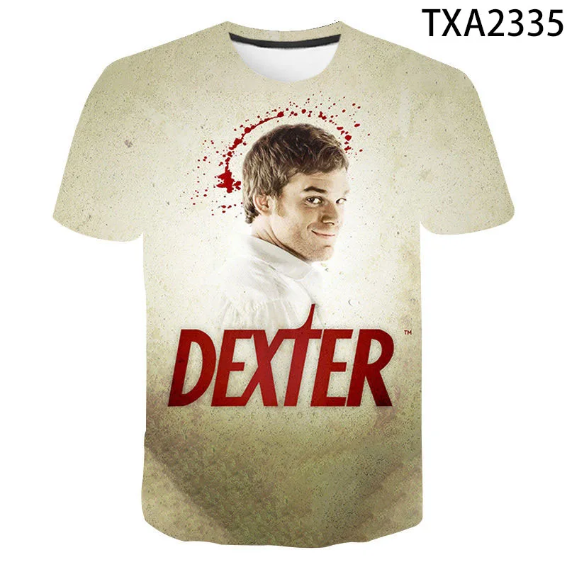 Новинка 2020 летняя 3d-футболка Декстера модная уличная одежда для мальчиков и