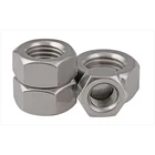 Шестигранная гайка M4  M24 304 с левой резьбой, нержавеющая сталь