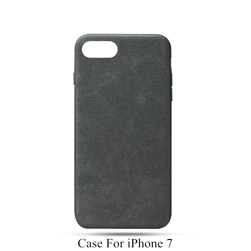 For iPhone 7 Чехол для iPhone 6, 6s, 7, 8 Plus, X, Xs Max, Итальянская замша, как тканевый чехол, пуховый чехол s, Премиум Защита, для 11 Pro Max, Роскошный чехол - Цвет: For iPhone 7