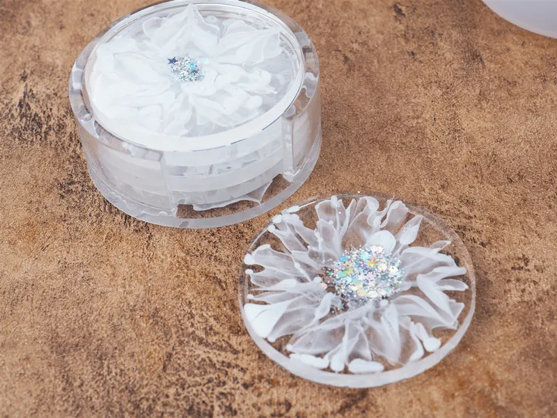 

Round Square Coaster Silicone Mold DIY Epoxy Resin Coaster Storage Box Resin Mold Handmade Crystal Coasters Casting Molds