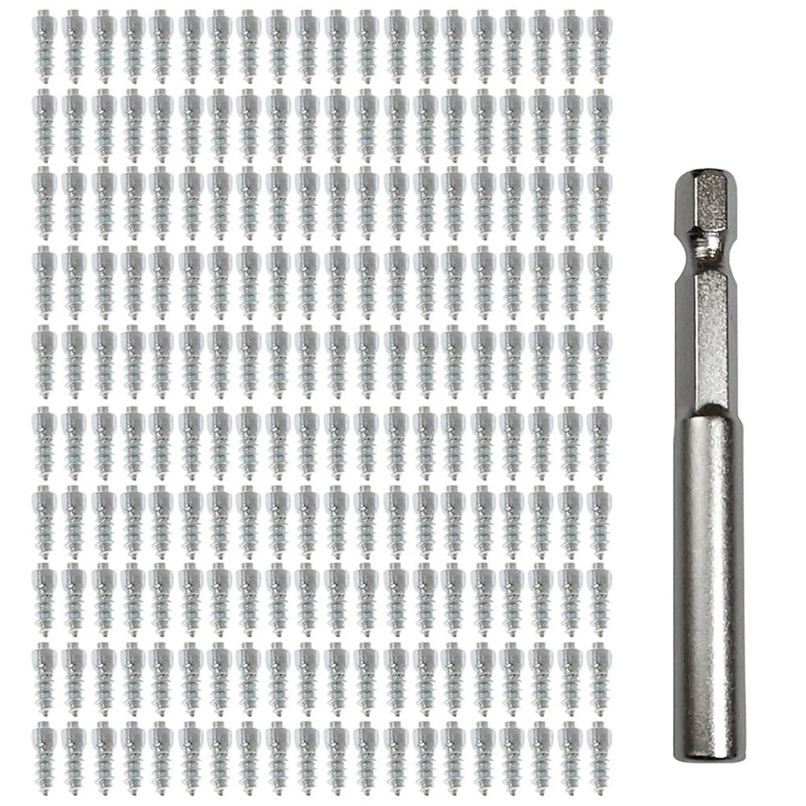 

200 Pcs Stud Screw 12mm Auto Car SUV ATV Anti-Slip Screw Suitable For Most of Tires and Add Ultimate off-road Capacity