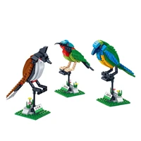 building blocks 3 birds set 3d diy mini diamond blocks animal cognition bricks model building creator house toy gifts