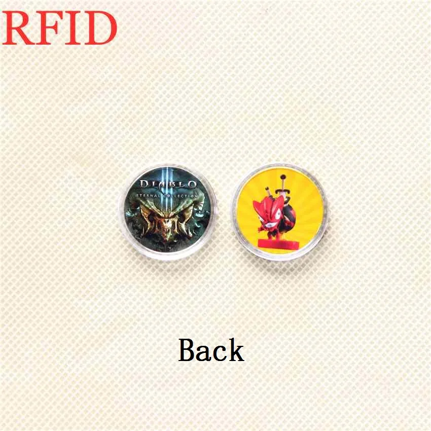 2 шт. круглые Diablo 3 для карт Amiibo Ntag215 монетные бирки NFC игровые карты NS Switch 3DS