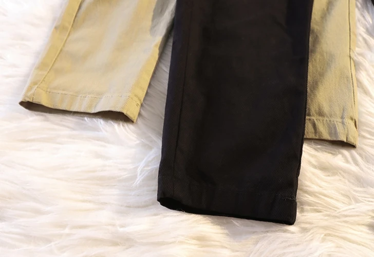 

5xl good quality plus big size latest women spring autumn winter 2020 feminina loose pure color black pants female A5444