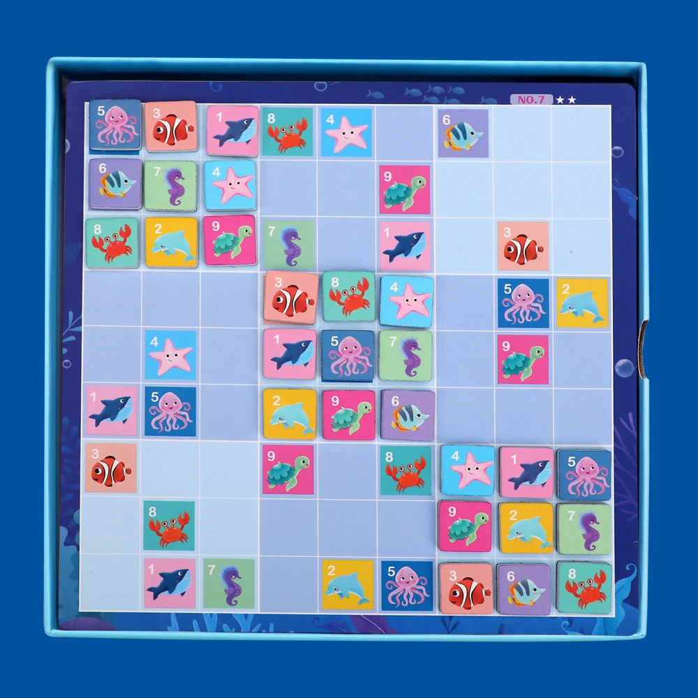 Ocean Paradise Sudoku головоломка развивающая игрушка логическое мышление обучение