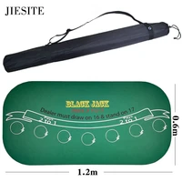 12060cm rubber table cloth black jack 21points baccarat casino suede poker tablecloth green table mat board cloth high quality