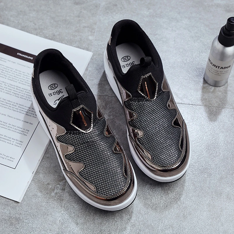 Брендовые кроссовки на танкетке стройнящие тонизирующие туфли обувь толстой