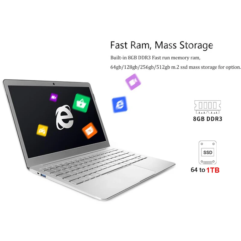 13,3/экраном 14″ процессором Intel J3455 Windows 10 8 Гб Оперативная память 128/256 ГБ/512 г/1 ТБ SSD ноутбук с подсветкой клавиатуры ips Дисплей металлическая крышка Тетрадь