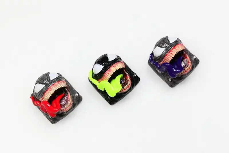 Venom смоляный ключ крышка s для вишневого переключателя Механическая игровая клавиатура фиолетовый красный желтый цвет DIY клавиша