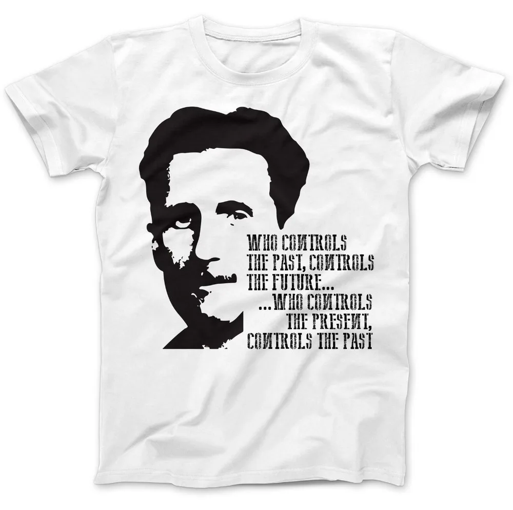 

George Orwell Inspired T-Shirt 100% Premium Cotton 1984 Animal Farm 2019 Fashion Brand Men'S Tops Street Wear T-Shirt