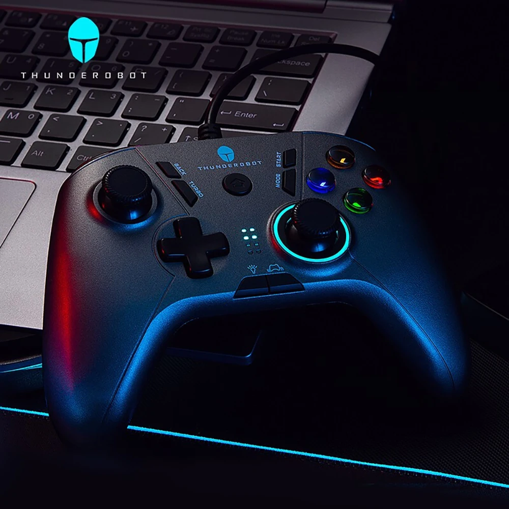 ThundeRobot G30 проводной виброгеймпад Джойстик контроллер для переключения Windows PC PS4 PS3