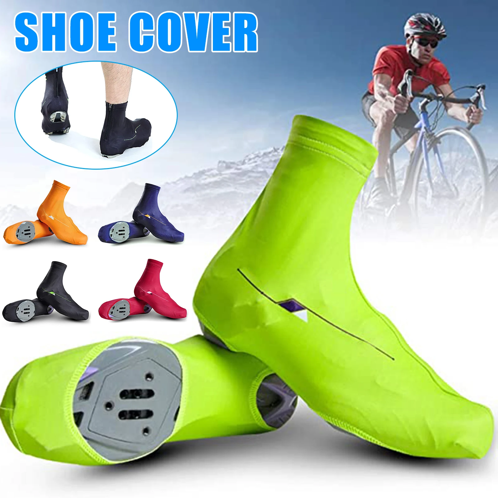 Cycling Shoe Covers Convenient Bike Shoe Covers Windproof Shoe Warmers Overshoes Mountain Road Bike Shoes Covers