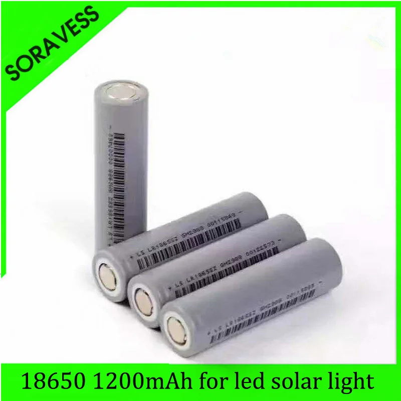1-10 шт., литиевые аккумуляторы SORAVESS 18650 NCR18650B, 3,7 в, 1200 мА · ч, 18650