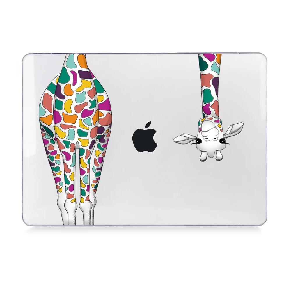 Z480 Жесткий чехол Crazy Design с цветочным рисунком жирафа для Macbook Air 13 A1932 Pro 13 Touch Bar A2159 16 дюймов чехол для ноутбука A2141 - Цвет: Z480