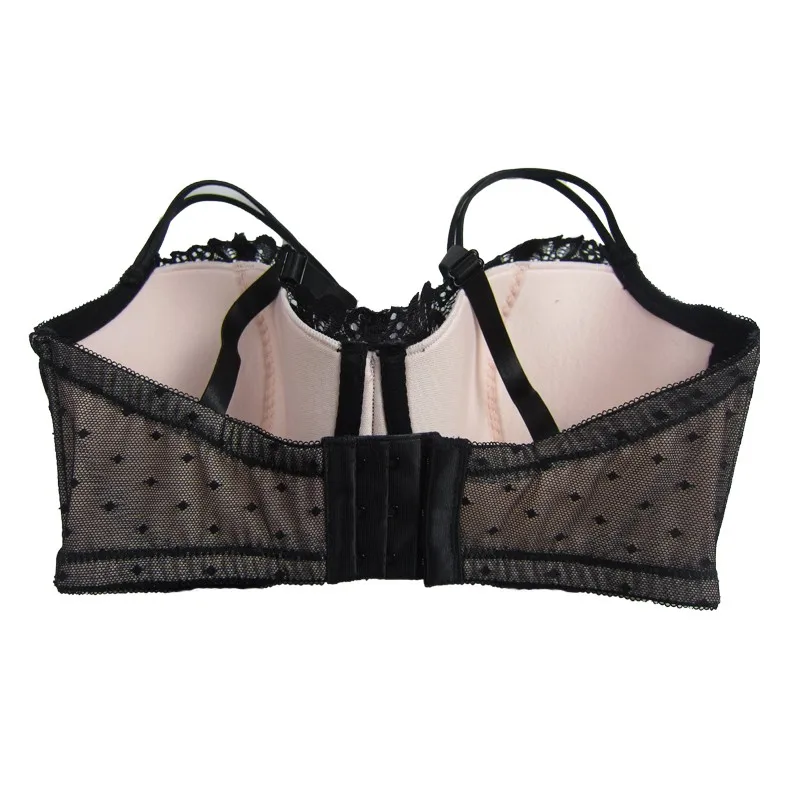 

Mierside 7613 Floral Lace Bras For Women Sexy Bra Set Pink Underwear Bow Brassiere Plus Size 30-40 A/B/C/D/DD/DDD/E/F/G