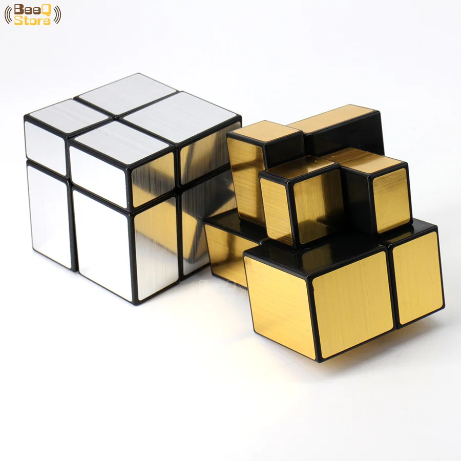 Shengshou 2x2 3x3 зеркальный куб магический Золотой Серебряный Матовый 3x3x3 для детей
