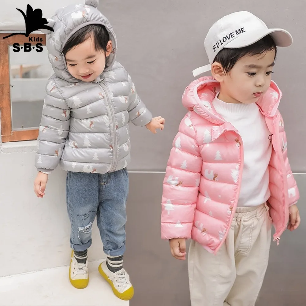 Парка для девочек зимнее пальто теплая куртка парка осенняя хлопковая Детская с