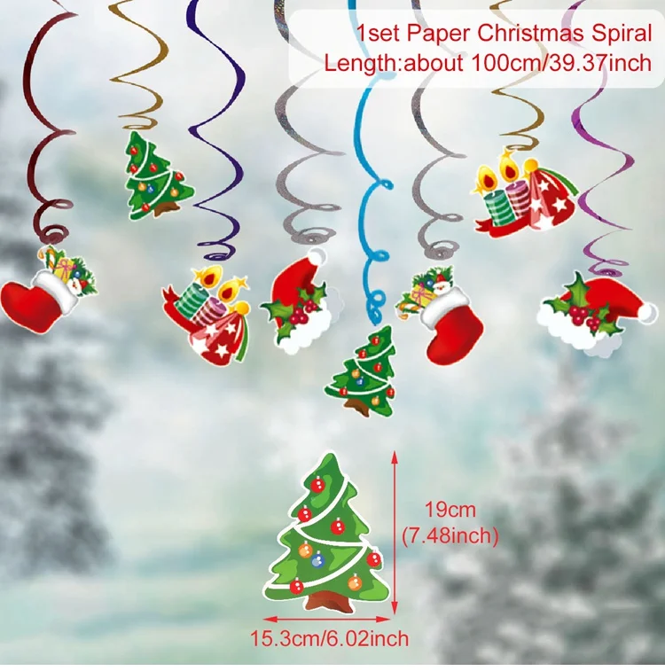 ornaments style 2 QIFU рождественские украшения для дома Navidad Рождественская елка огни Рождественские декоративные украшения Рождественский подарок счастливый год - Цвет: ornaments style 2