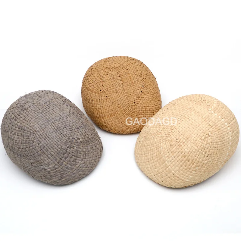 2019 высокое качество рафия берет мужская соломенная вязаная плоская шапка ручной