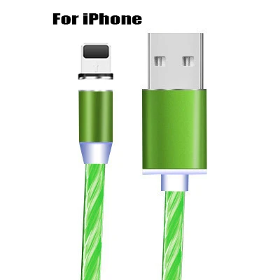 Светодиодный магнитный кабель Micro USB для быстрой зарядки, кабель usb type C для iphone 11 Pro Max, huawei P30 Pro, волшебный светильник, кабель для зарядки - Цвет: colour 13