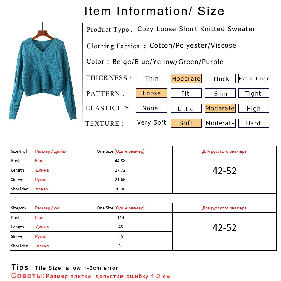 

Korean Loose Sweaters Womens Long Sleeve V Neck Short Pullover Sweater Women 2020 Autumn Winter Lady Jumper Knitwear Pull Femme