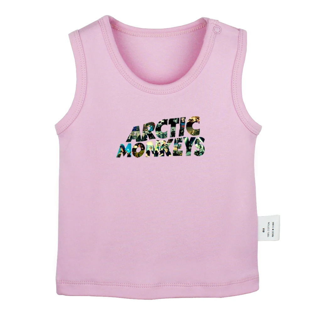 JbBabyYV231P Arctic Monkeys рок-группа Мода мышей и мужчин группа новорожденных детские майки футболки жилет для малышей хлопковая одежда для новорожденных без рукавов - Цвет: JbBabyYV231P