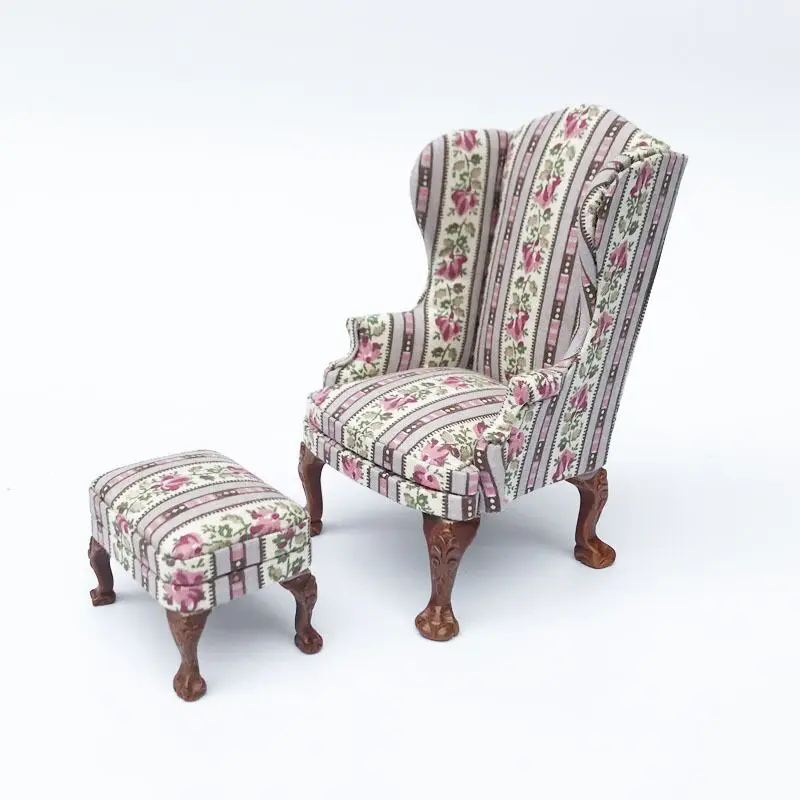 

1/12 Miniature Sofa Set Simulation Dollhouse Sofa Living Room Furniture Accessories Toy For Children Pretend Play Toy Kids Gift