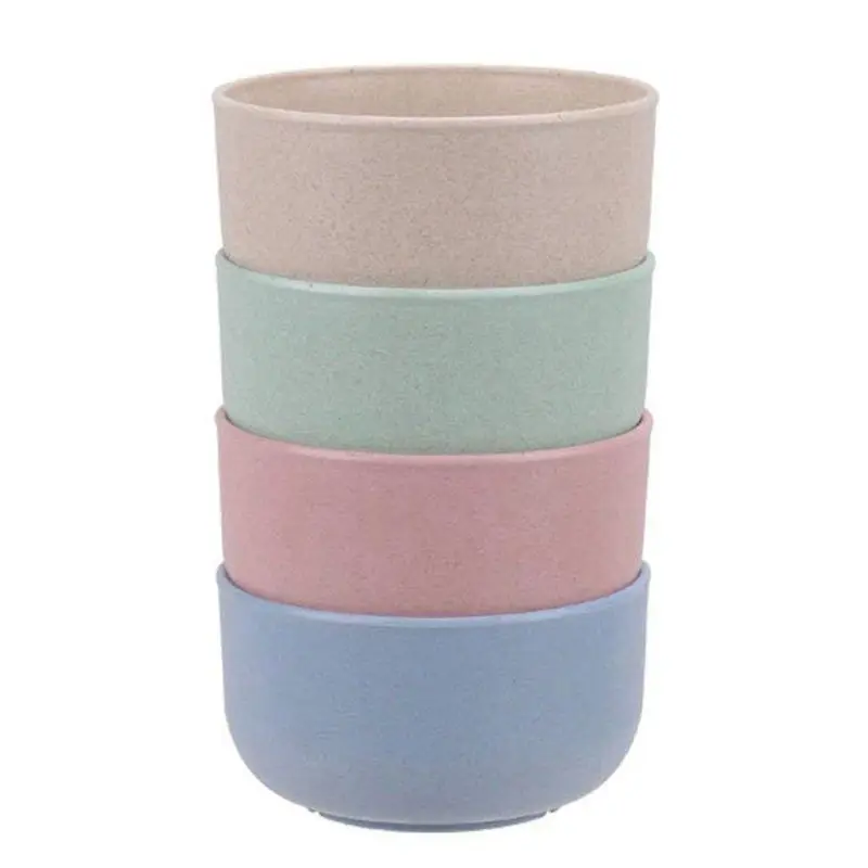 

Healthy Kitchen Dinnerware Bowl Sets Eco Biodegradable Unbreakable Dinner Plates Bowl Dinnerware 4pcs
