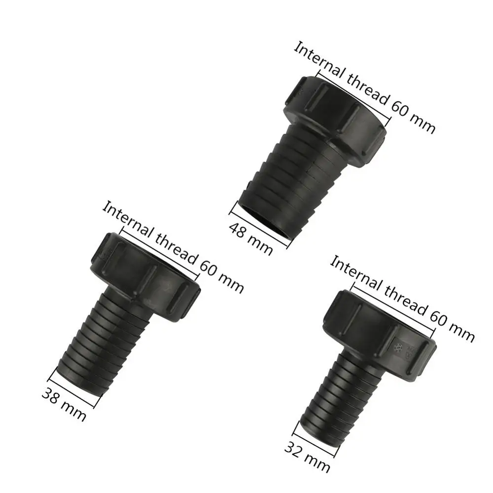 S60 грубая резьба на 1/2 &quot3/4" 1 &quot1 25" 5 &quot2" интерфейс IBC бак адаптер клапан