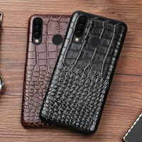 phone case for huawei mate 8 p9 p10 nova 2 2s 3 plus y3 y5 2018 crocodile texture for honor 7 8c 8 9 note 10 v9 v10 20 v20 case