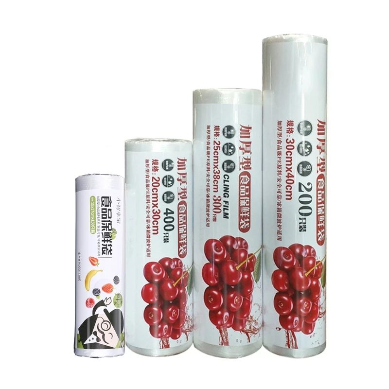 WSND 1 рулон многоцелевой пластиковый пакет для продуктов в рулоне прозрачные