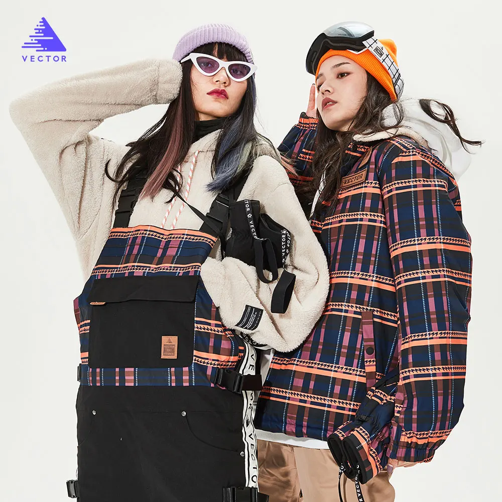 

Men Women Pants Bib Overalls Jacket Reversible Jacket Winter Warm Windproof Waterproof Outdoor Sports Snowboard Skiing