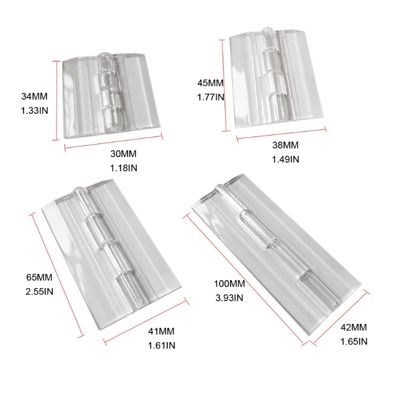 10 шт. прозрачные пластиковые быстросъемные дверные петли | Обустройство дома