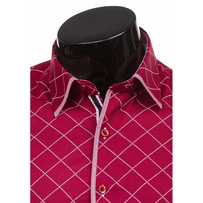 Zogaa новинка весны Длинные рубашки Корейская рубашка мужские умные повседневные