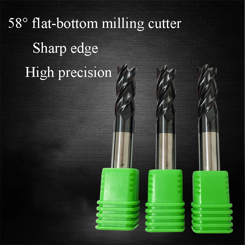 

Milling Cutter SYNOR4 Blade Carbide Cutting Steel Top Milling Cutter 58 Degree Flat Bottom Tungsten Steel 1-20mm Cutting Drill