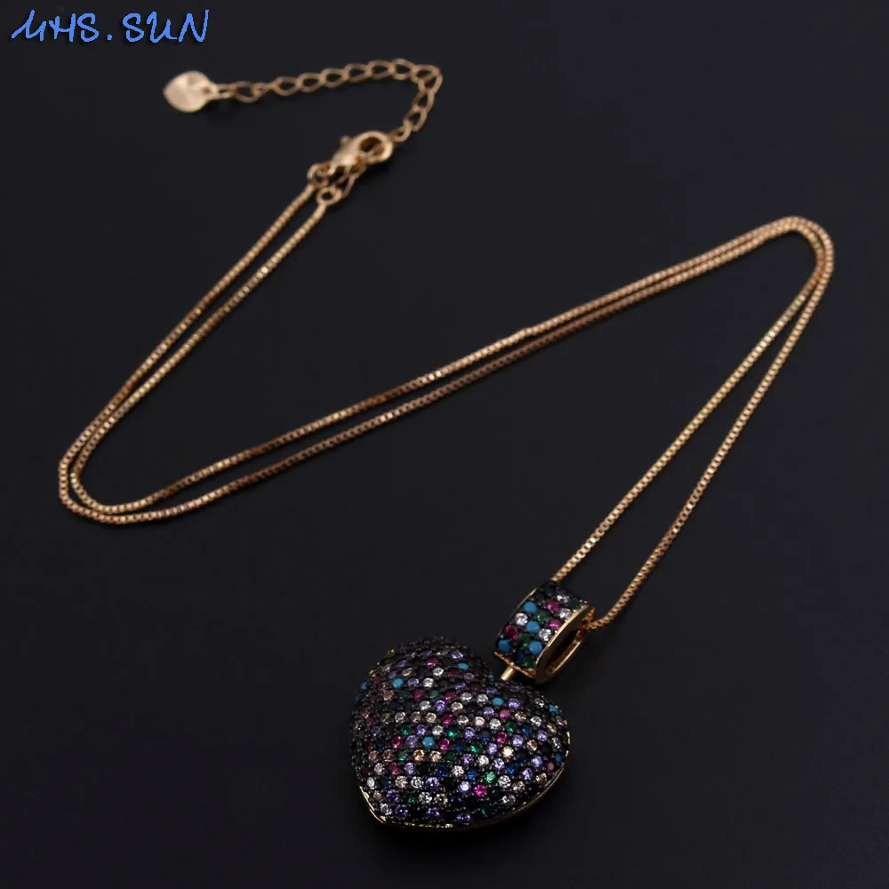 MHS.SUN Роскошное дизайнерское ожерелье с подвеской в виде искусственного сердца