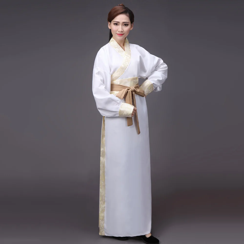 

Hanfu Women Red White Black Chinese Hanfu Stage Costumes Men Reverse Traditional Chinese Clothing for Women Dressed As Men
