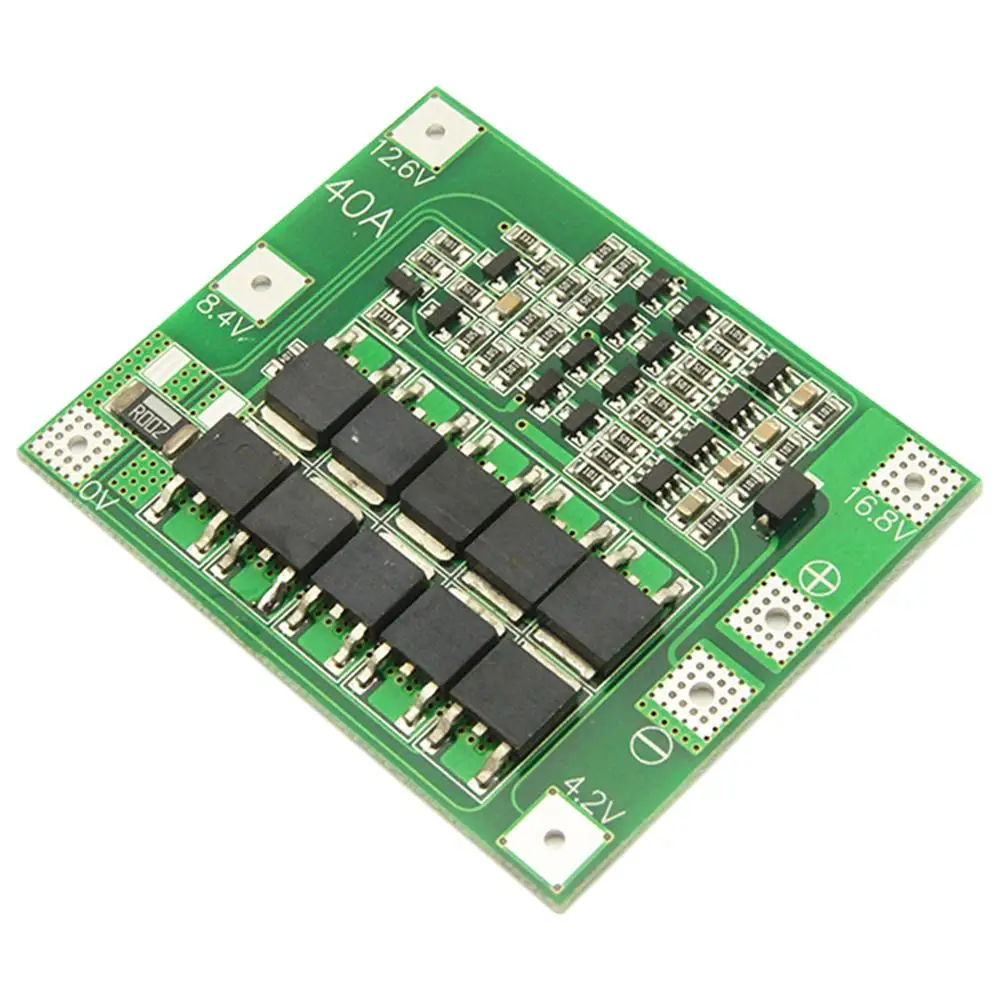

S440a Li-ion lithium 18650 battery charger PCB BMS protection board with balance is suitable for drilling motor 14.8V 16.8V