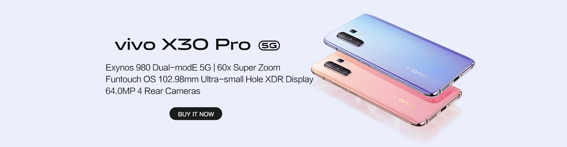 vivo Nex3 5G мобильный телефон 64.0MP камера сотовые телефоны 4500mAh Большая батарея 44W быстрая зарядка 6,89 дюймовый экран смартфон