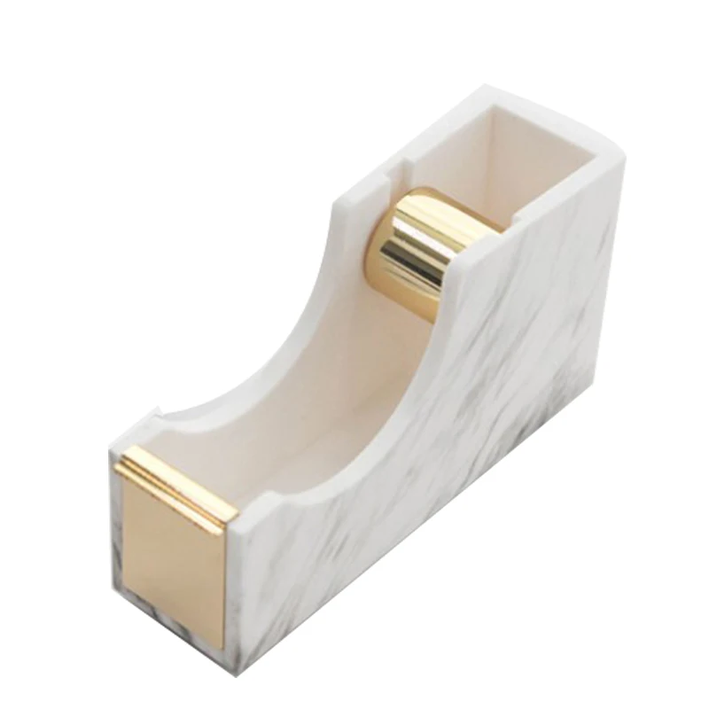 Мраморная настольная Клейкая Лента Диспенсер резак основной офис школьные