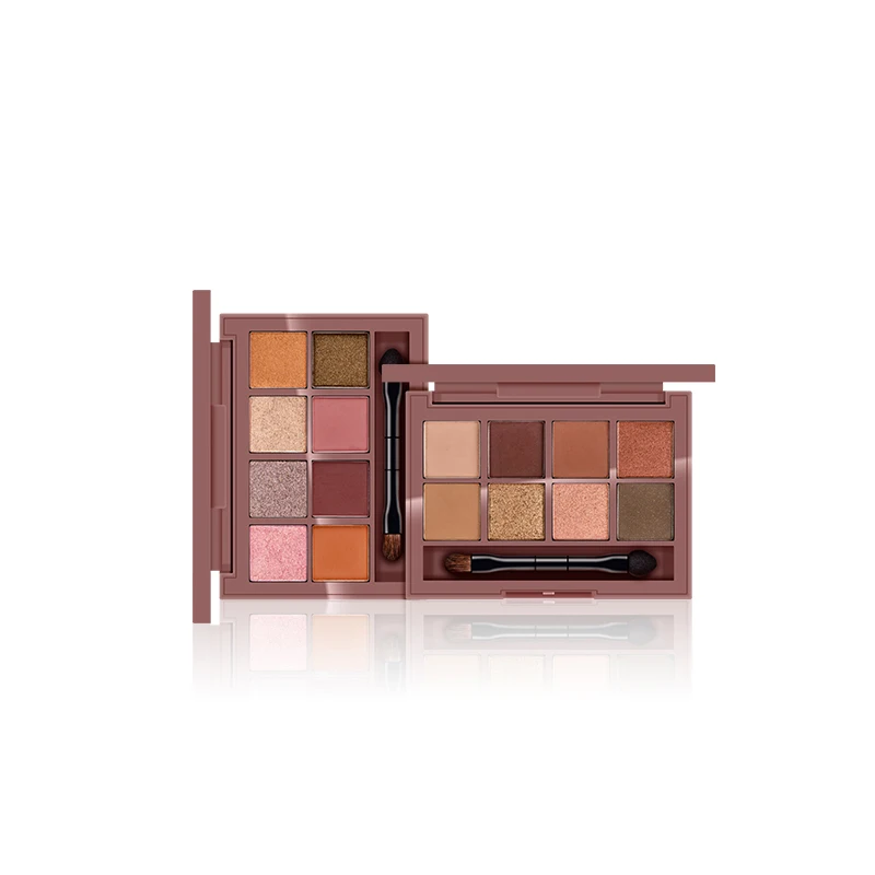 Новые тени Pallete профессиональные блестящие тени для век матовые пигментные блестящие тени палитра персиковый Макияж Палитра Женская косметика