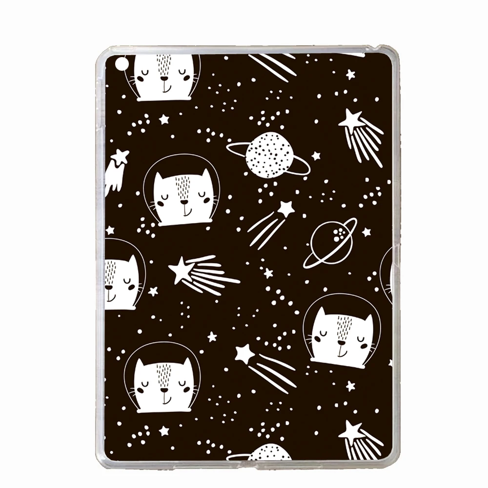 Мягкий чехол из ТПУ для Apple iPad 10,2(7th поколения) A2200 A2198 A2232 10,2-дюймовый печати силиконовый защитный чехол с подставкой