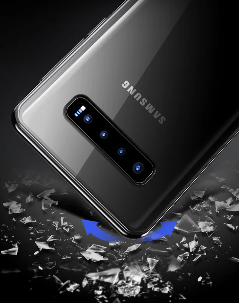 S8 алюминиевая рамка магнит защитный чехол для samsung Galaxy S8plus металлический бампер чехол для samsung Galaxy S9 S9plus бампер чехол