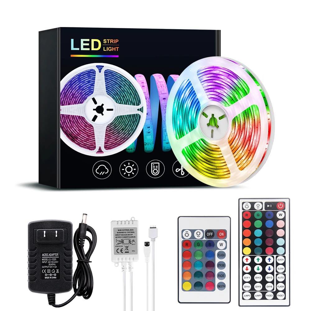 

Светодиодная лента 2835RGB5M 10M 15M 20M, декоративсветильник Светодиодная лампа для комнаты, светильник светильники для мебели, для телевизора, игр...